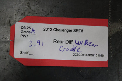 11-14 Dodge Challenger SRT 3.91 Rear Cradle Differential LSD Limited Slip Getrag