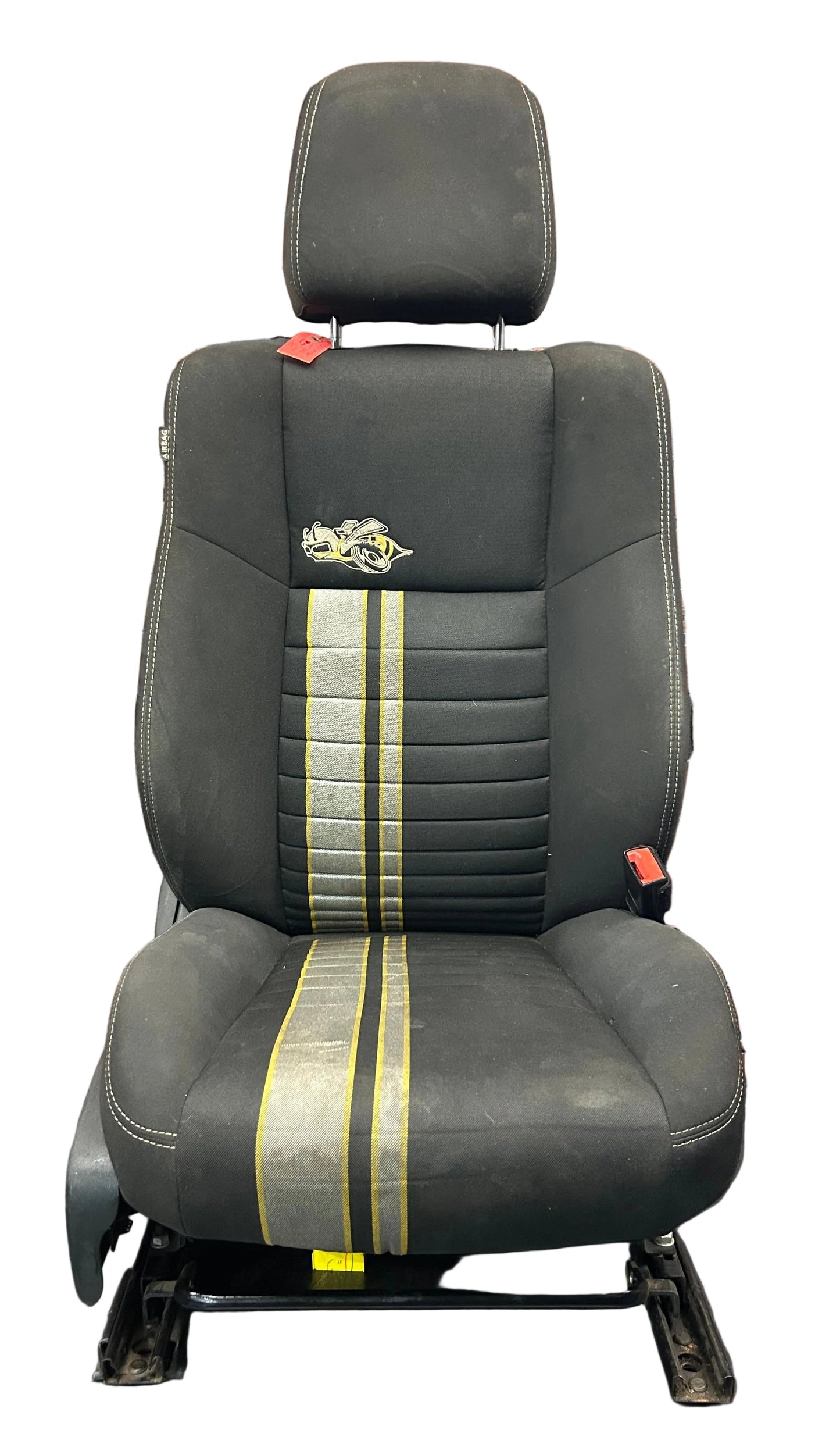 2011-2014 DODGE CHARGER FRONT RIGHT PASSENGER SIDE SEAT CLOTH BLACK OEM