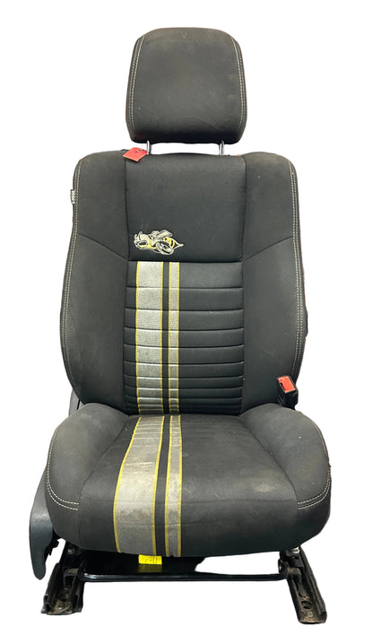 2011-2014 DODGE CHARGER FRONT RIGHT PASSENGER SIDE SEAT CLOTH BLACK OEM