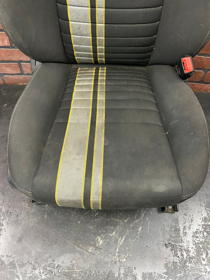 2011-2014 DODGE CHARGER FRONT RIGHT PASSENGER SIDE SEAT CLOTH BLACK OEM