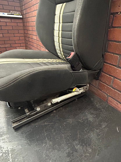 2011-2014 DODGE CHARGER FRONT RIGHT PASSENGER SIDE SEAT CLOTH BLACK OEM