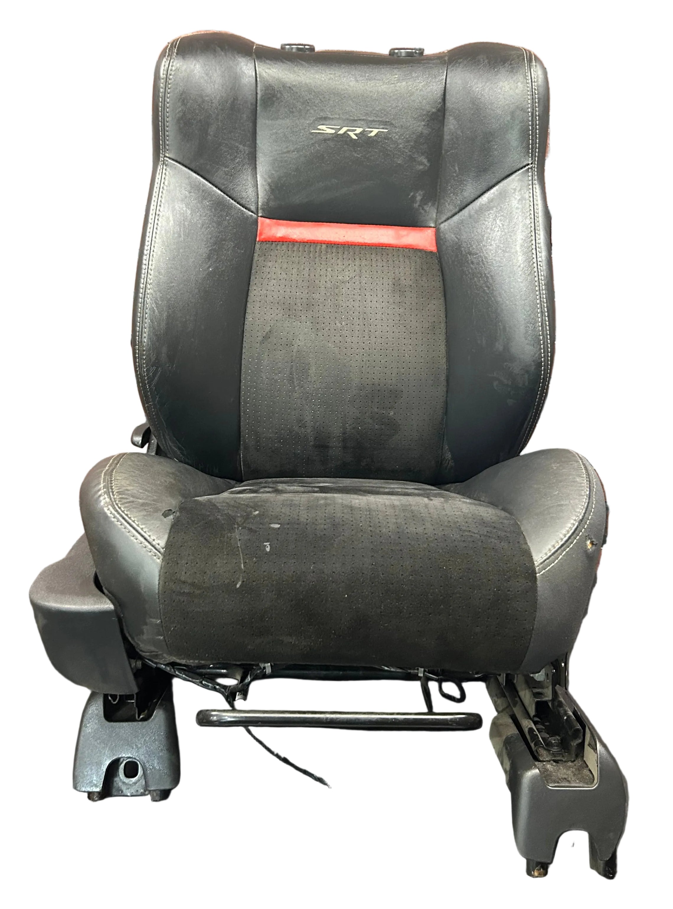 08-10 DODGE CHALLENGER SRT POWER HEATED SEAT FRONT PASSENGER RH BLACK LEATHER