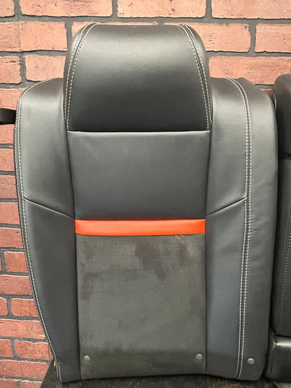 2008-2010 Dodge Challenger SRT8 Rear Interior Seat Assembly OEM Black Leather