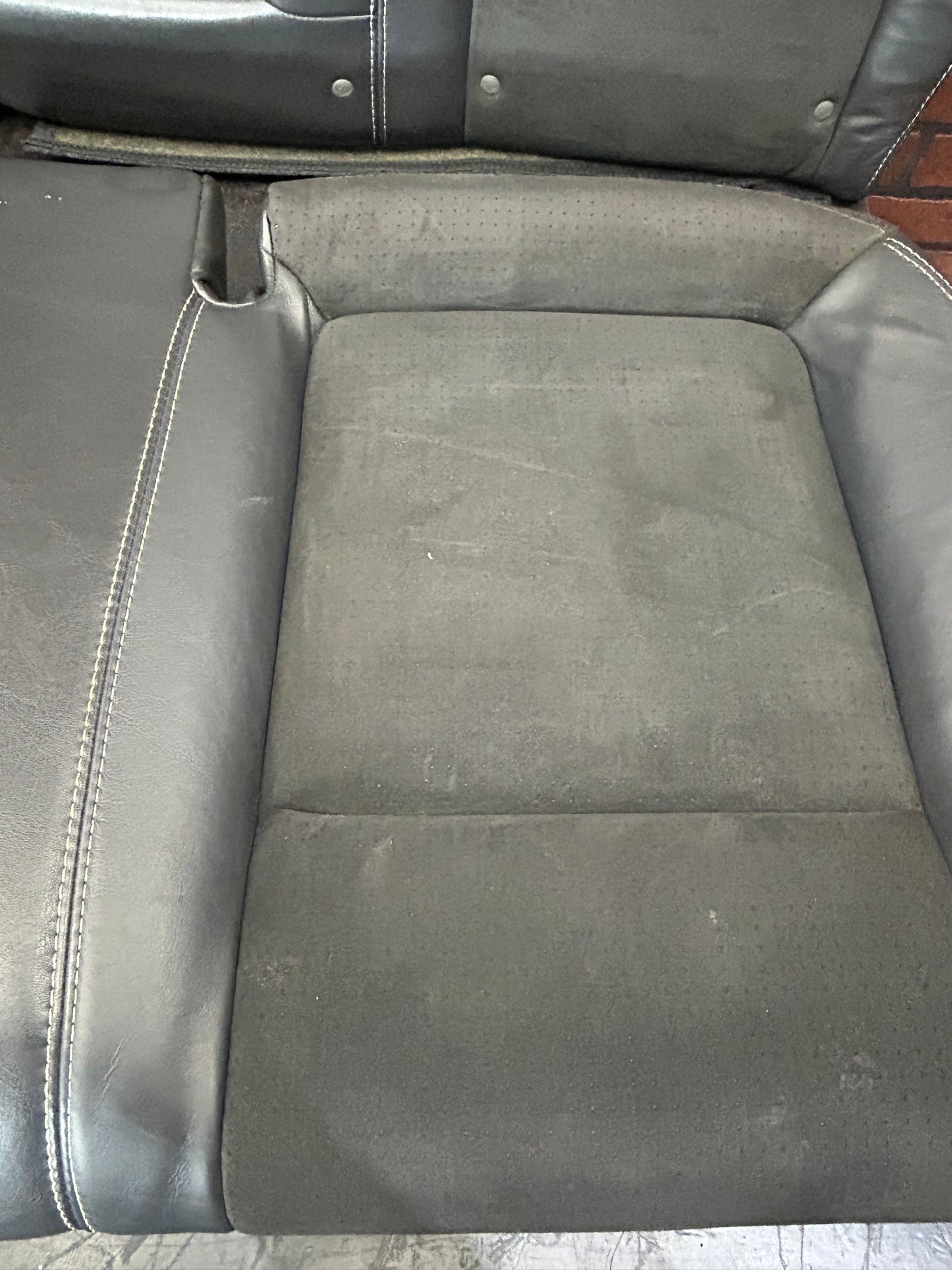 2008-2010 Dodge Challenger SRT8 Rear Interior Seat Assembly OEM Black Leather