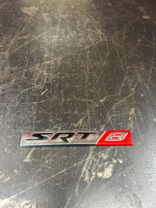 Grand Cherokee Challenger Charger SRT8 Emblem Red Chrome Badge SRT-8 Logo