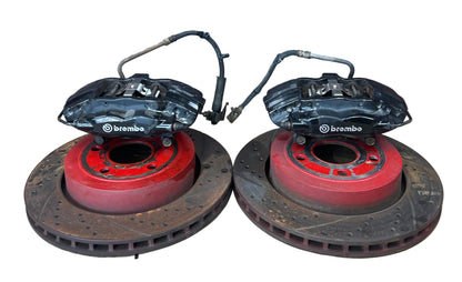 06-10 JEEP GRAND CHEROKEE SRT8 6.1L REAR BREMBO BRAKE CALIPER ROTORS SET