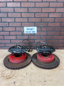 06-10 JEEP GRAND CHEROKEE SRT8 6.1L REAR BREMBO BRAKE CALIPER ROTORS SET