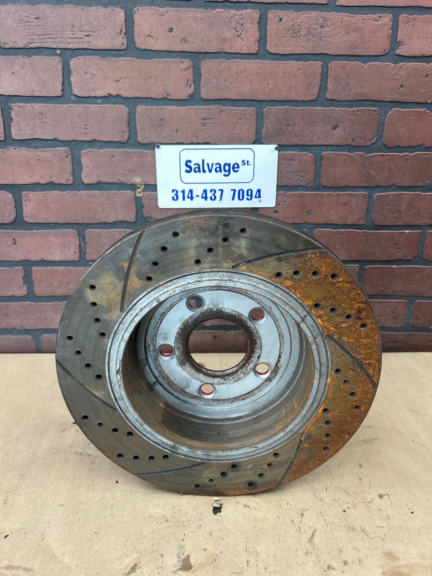 06-10 JEEP GRAND CHEROKEE SRT8 6.1L REAR BREMBO BRAKE CALIPER ROTORS SET