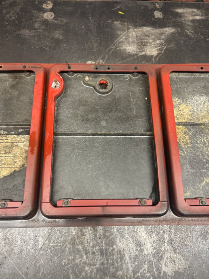1970-1979 Corvette C3 Rear Compartment Unit Red Carpet Pile 3 Door storage OEM