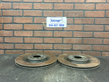 11-14 Audi A8 A8L D4 Rear Left and Rear Right Side Disc Brake Rotor Set OEM