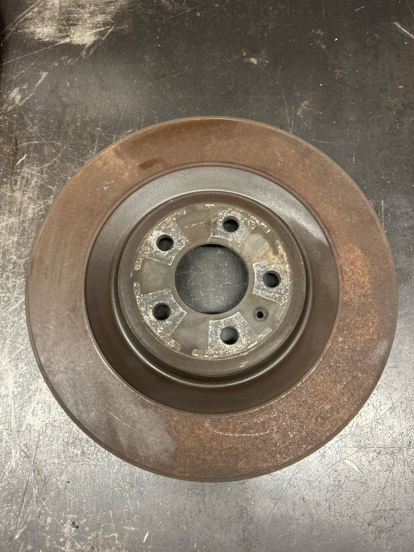 11-14 Audi A8 A8L D4 Rear Left and Rear Right Side Disc Brake Rotor Set OEM