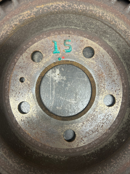 11-14 Audi A8 A8L D4 Rear Left and Rear Right Side Disc Brake Rotor Set OEM