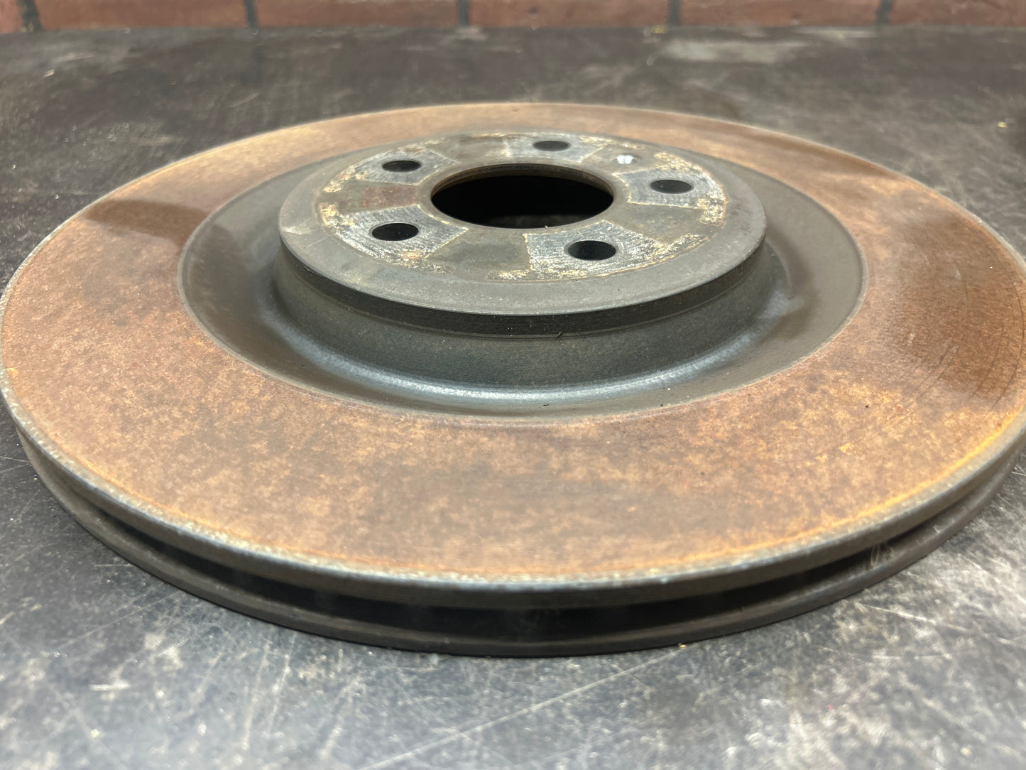 11-14 Audi A8 A8L D4 Rear Left and Rear Right Side Disc Brake Rotor Set OEM