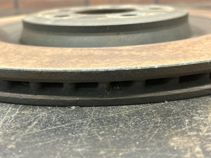 11-14 Audi A8 A8L D4 Rear Left and Rear Right Side Disc Brake Rotor Set OEM