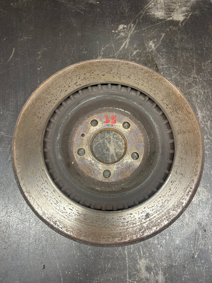 11-14 Audi A8 A8L D4 Rear Left and Rear Right Side Disc Brake Rotor Set OEM