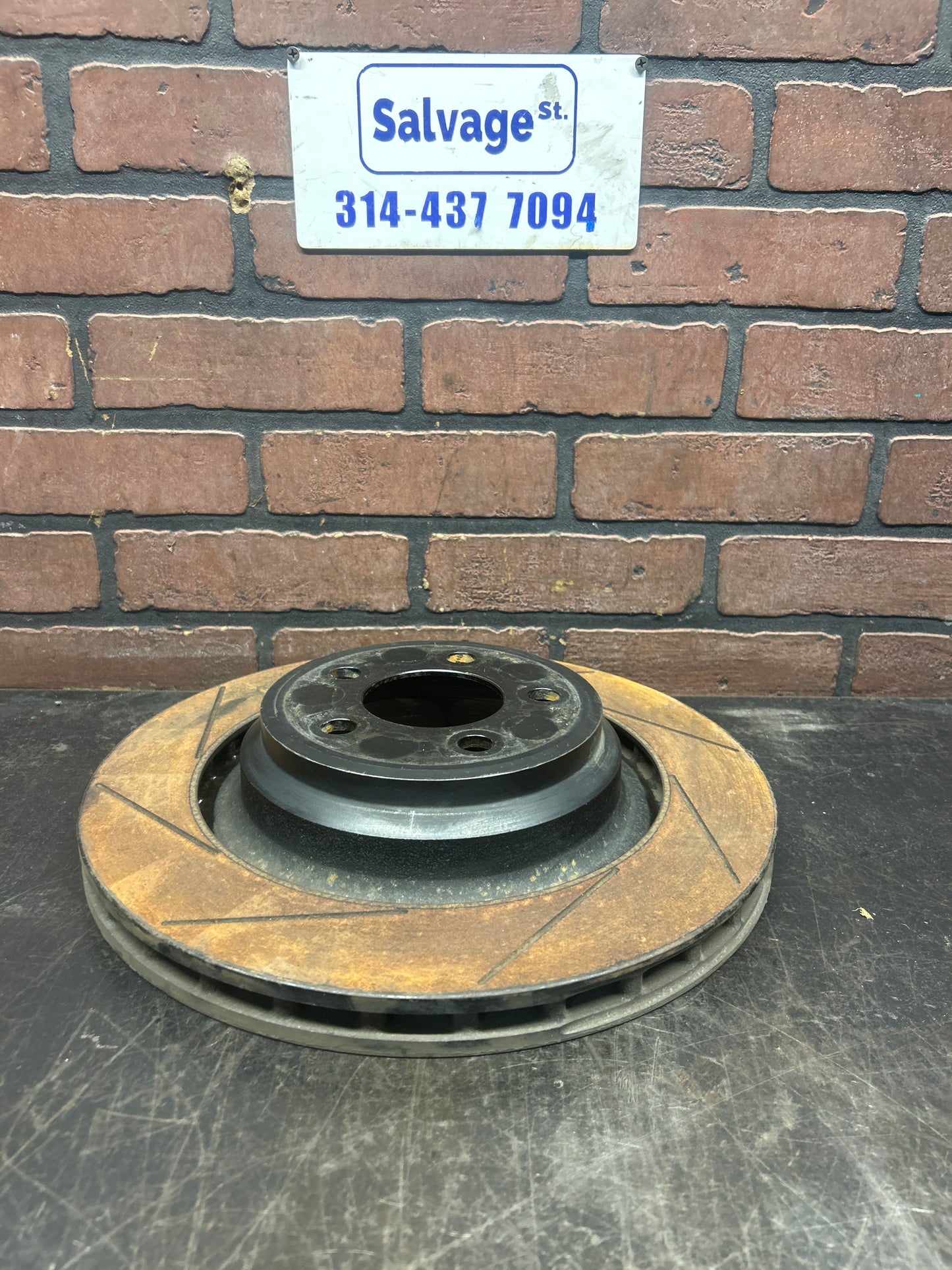2005-2023 Dodge Charger Challenger Chrysler 300 Rear Slotted Brake Rotor BR5