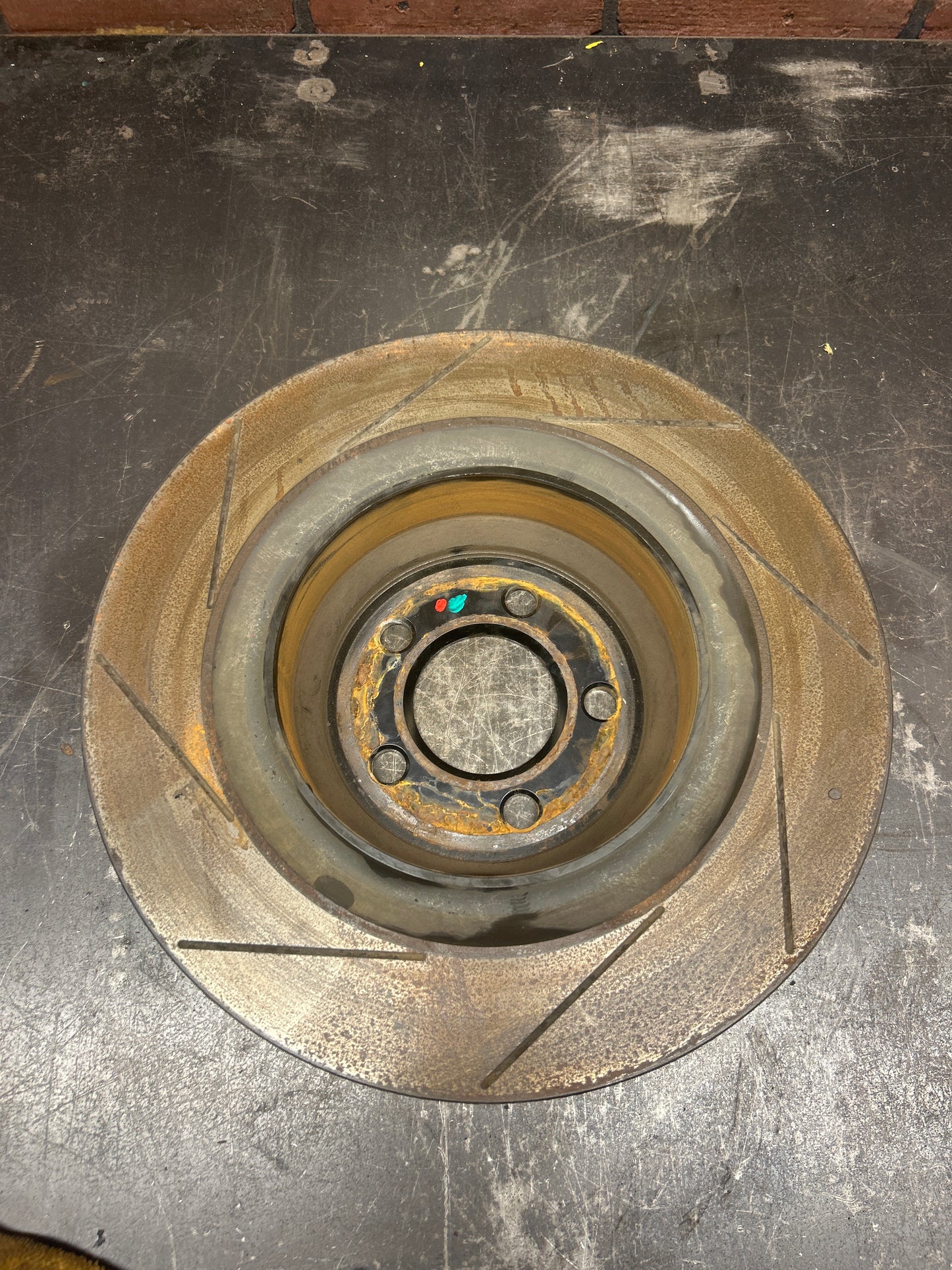 2005-2023 Dodge Charger Challenger Chrysler 300 Rear Slotted Brake Rotor BR5
