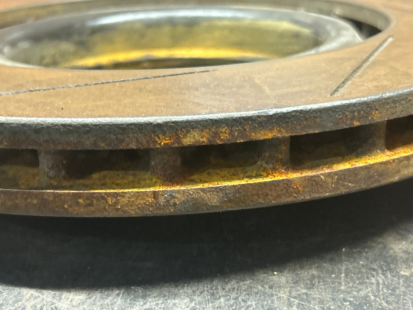 2005-2023 Dodge Charger Challenger Chrysler 300 Front Slotted Brake Rotor BR5