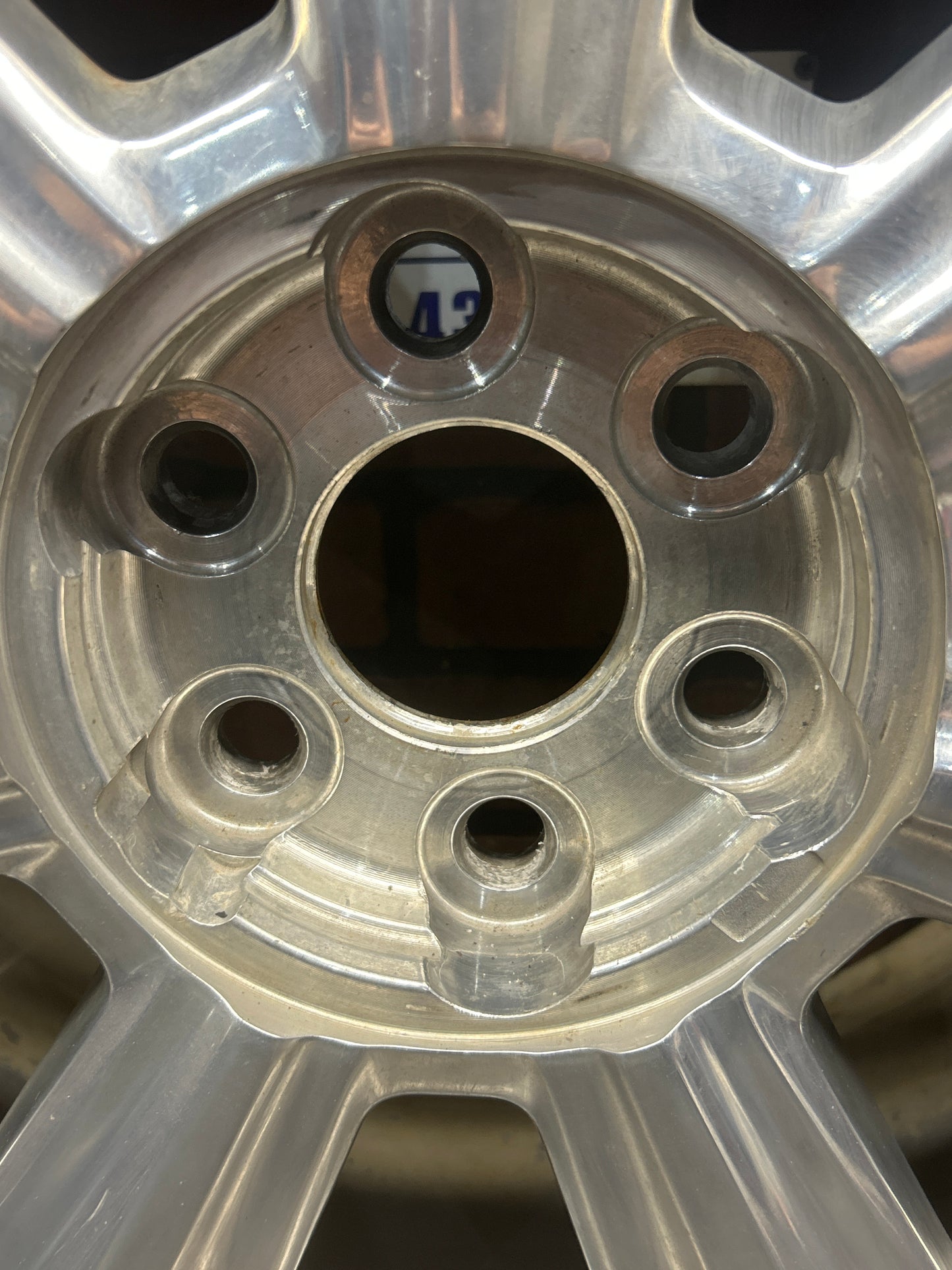13-16 Cadillac SRX  Alloy Factory Wheel 7 I-Spoke Polished 20x8 Alloy Factory
