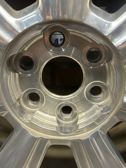 13-16 Cadillac SRX  Alloy Factory Wheel 7 I-Spoke Polished 20x8 Alloy Factory