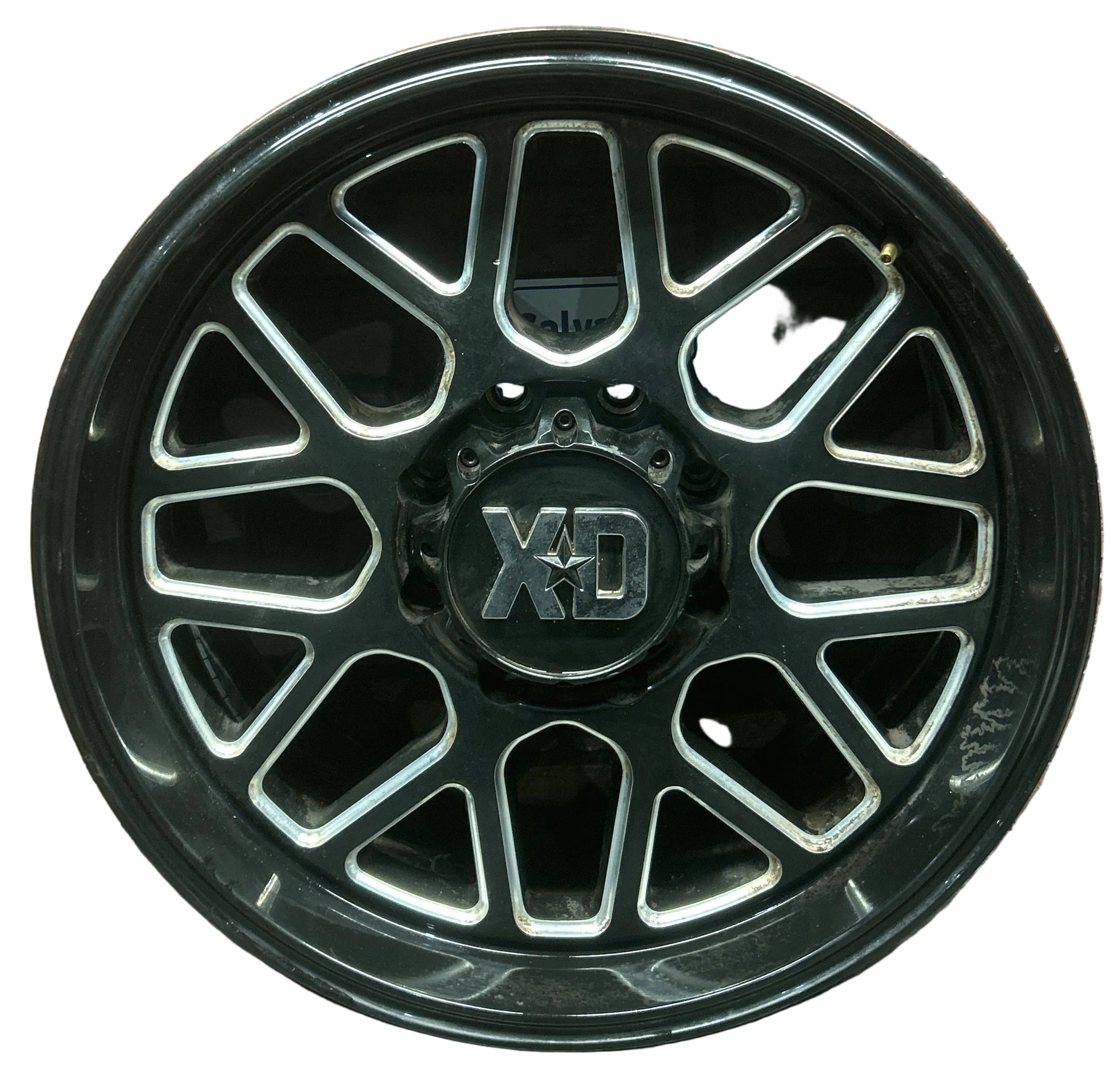 XD Series 20" Wheel XD820 Satin Black Milled 20" x 9" 8x6.5 Lug From 22 Ram 2500