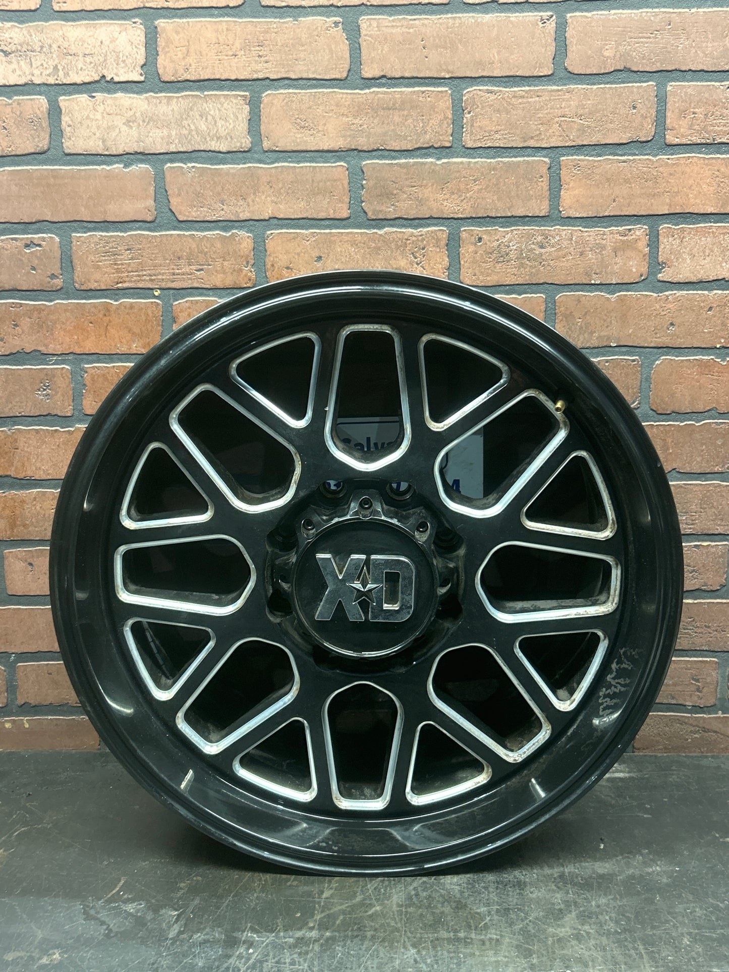 XD Series 20" Wheel XD820 Satin Black Milled 20" x 9" 8x6.5 Lug From 22 Ram 2500
