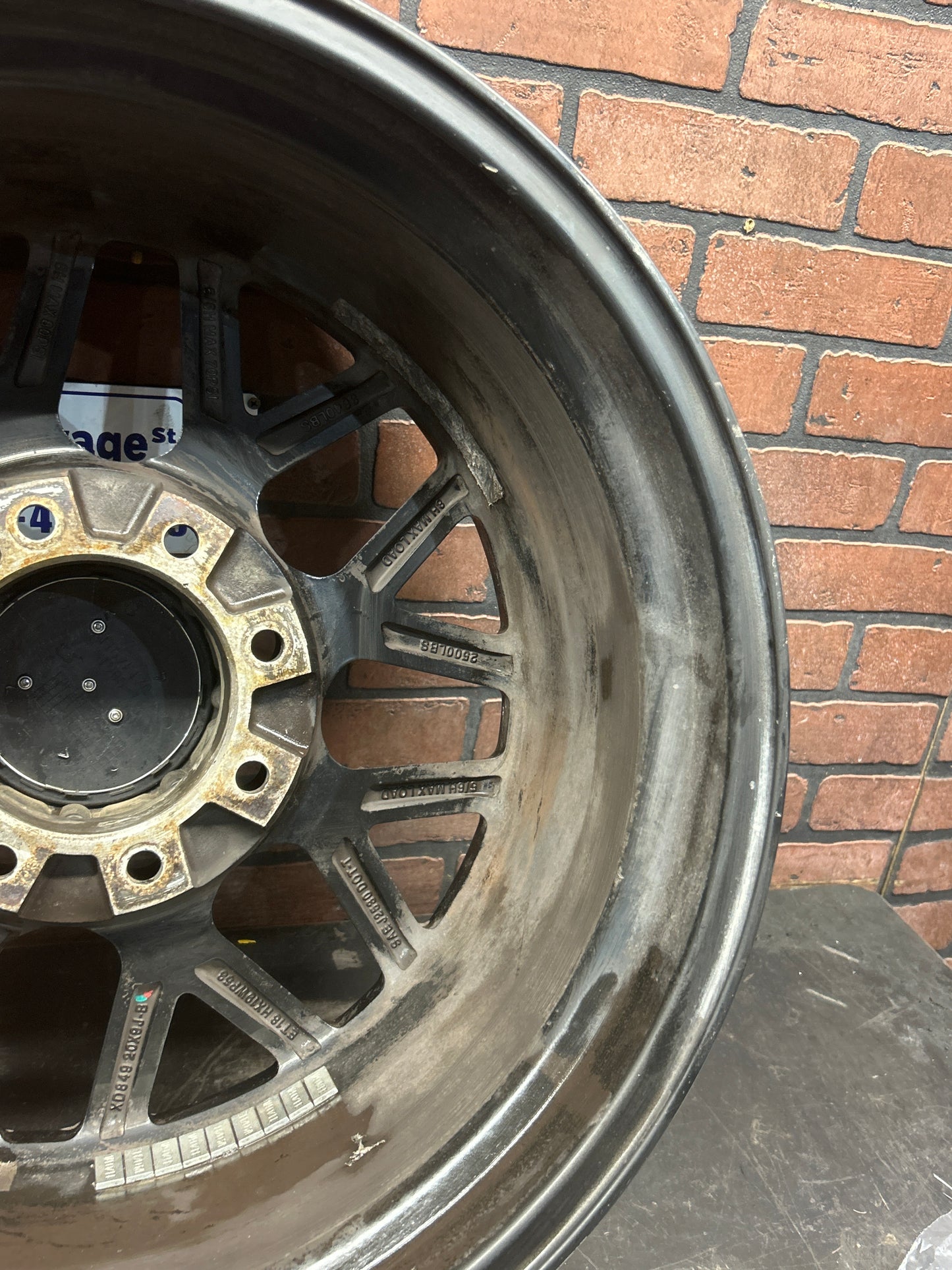 XD Series 20" Wheel XD820 Satin Black Milled 20" x 9" 8x6.5 Lug From 22 Ram 2500