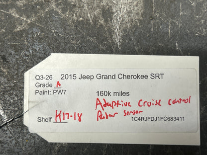 14-15 Grand Cherokee/Durango Adaptive Cruise Control ACC Radar Sensor 68259548A