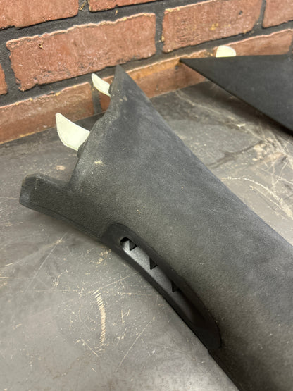 2014-2015 JEEP GRAND CHEROKEE SRT 6.4L SUEDE Driver & Passenger A PILLAR SET OEM