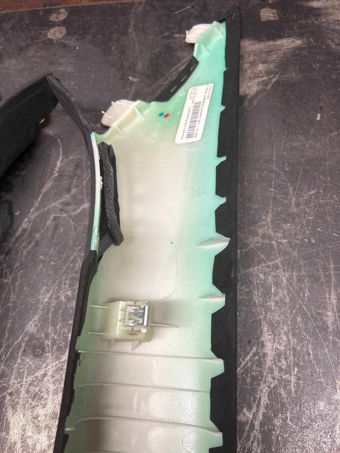 2014-2015 JEEP GRAND CHEROKEE SRT 6.4L SUEDE Driver & Passenger A PILLAR SET OEM
