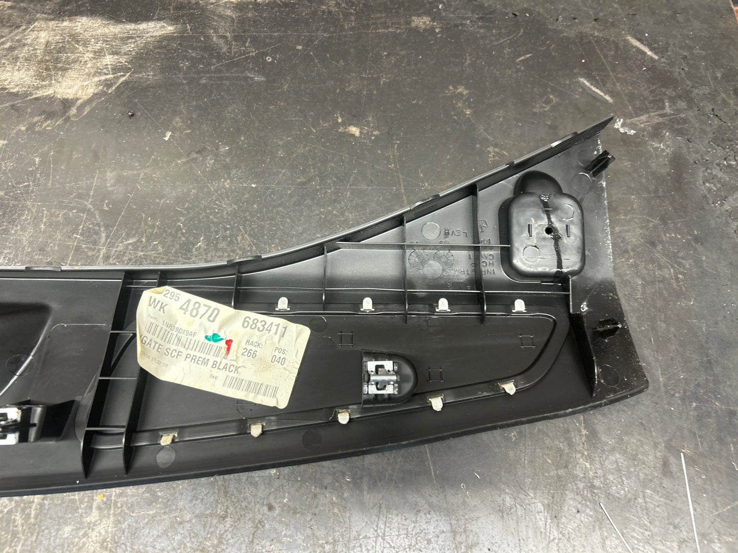 2011-2021 Jeep Grand Cherokee SRT8 Liftgate Door Sill Scuff Plate OEM 1NR39DX9AE