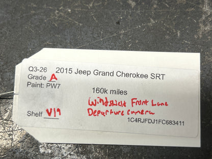 2014-2015 JEEP GRAND CHEROKEE/DURANGO WINDSHIELD FRONT LANE DEPARTURE CAMERA OEM