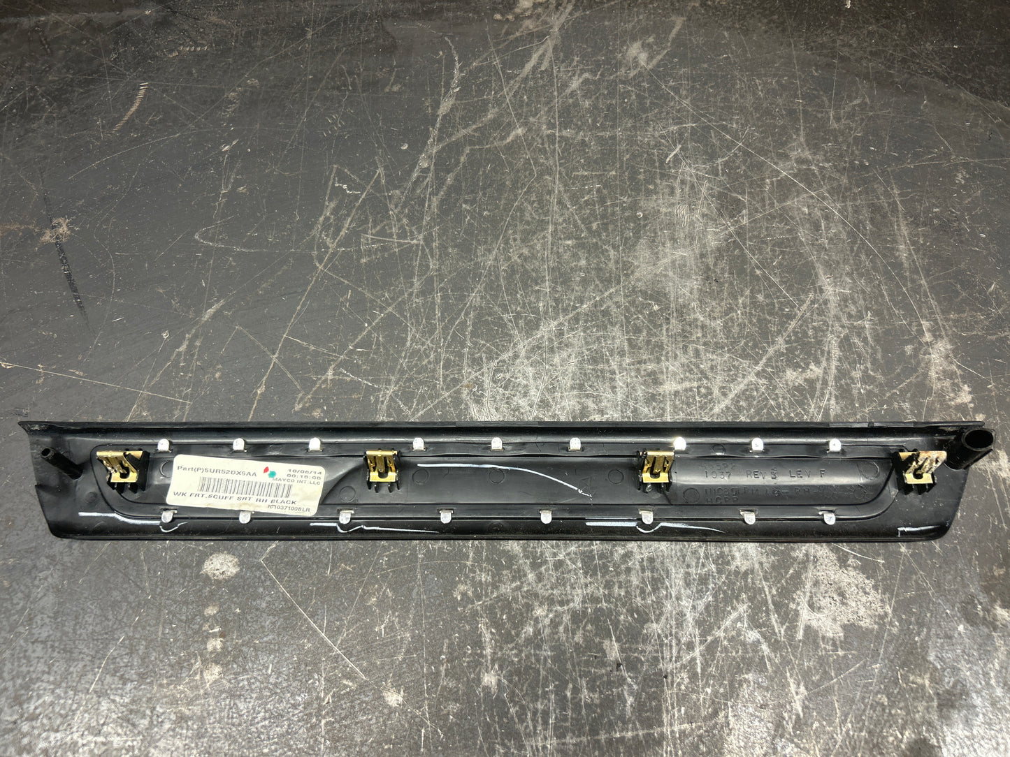 2015-2021 Jeep Grand Cherokee SRT8 Right Side passenger Door SRT Scuff Panel