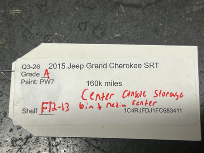 2014-2015 Jeep Grand Cherokee SRT8 Dash Storage Bin/Ashtray OEM X90020202SF