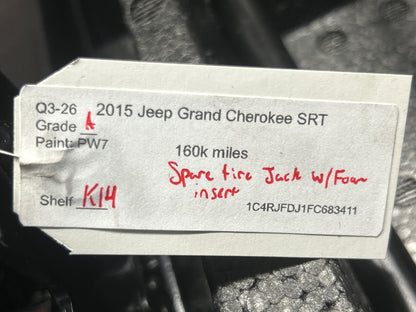 2011-2022 JEEP GRAND CHEROKEE SRT SPARE TIRE EMERGENCY JACK TOOL KIT OEM GENUINE