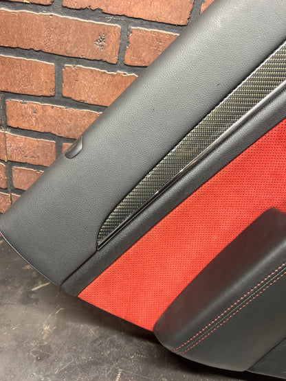 14-21 JEEP GRAND CHEROKEE SRT REAR LEFT RADAR RED DOOR COVER PANEL OEM SRT