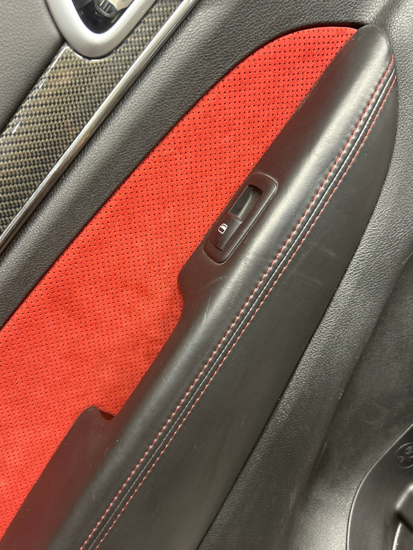 14-21 JEEP GRAND CHEROKEE SRT REAR LEFT RADAR RED DOOR COVER PANEL OEM SRT