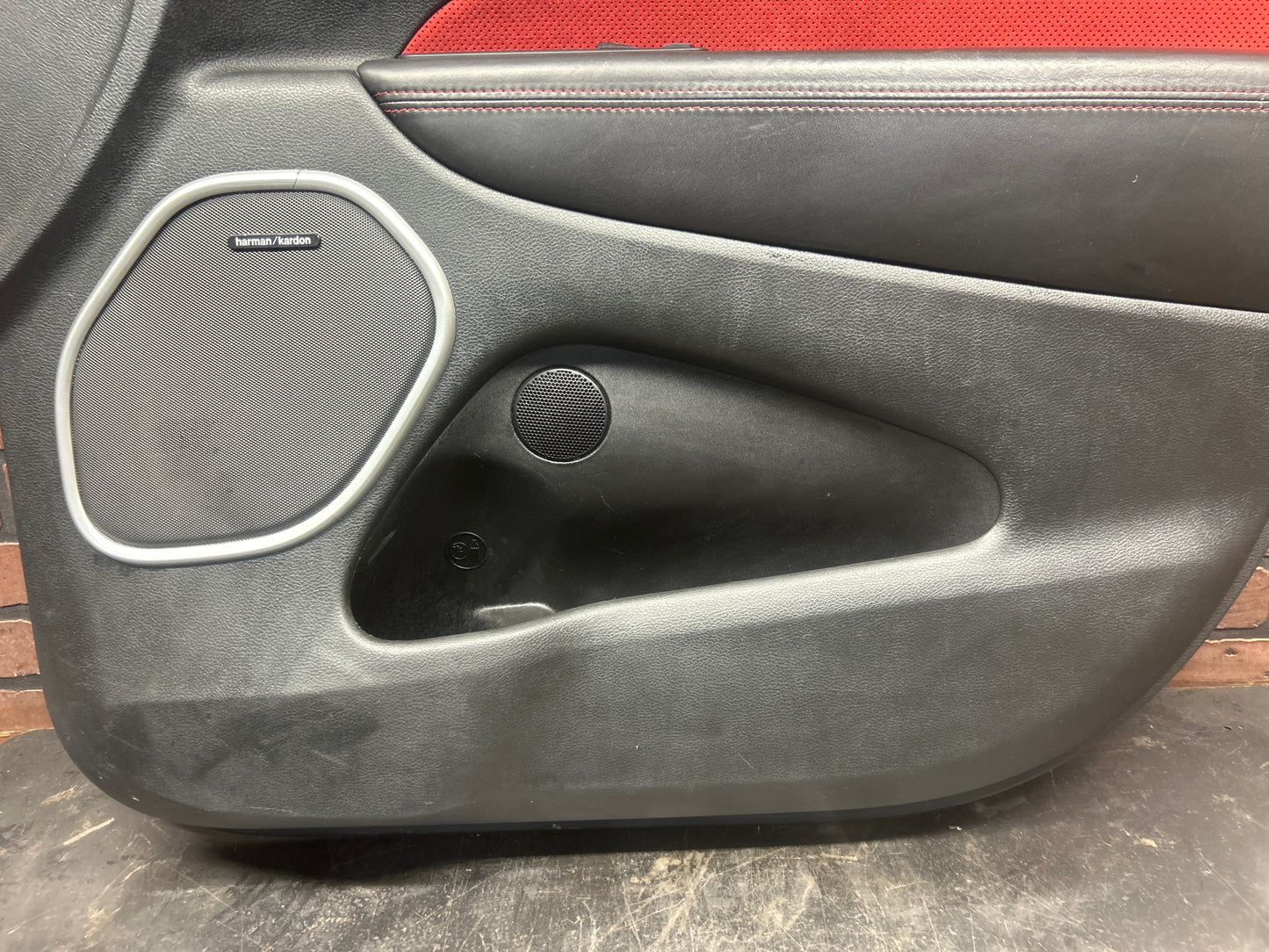 14-21 JEEP GRAND CHEROKEE SRT FRONT RIGHT RADAR RED DOOR COVER PANEL OEM SRT