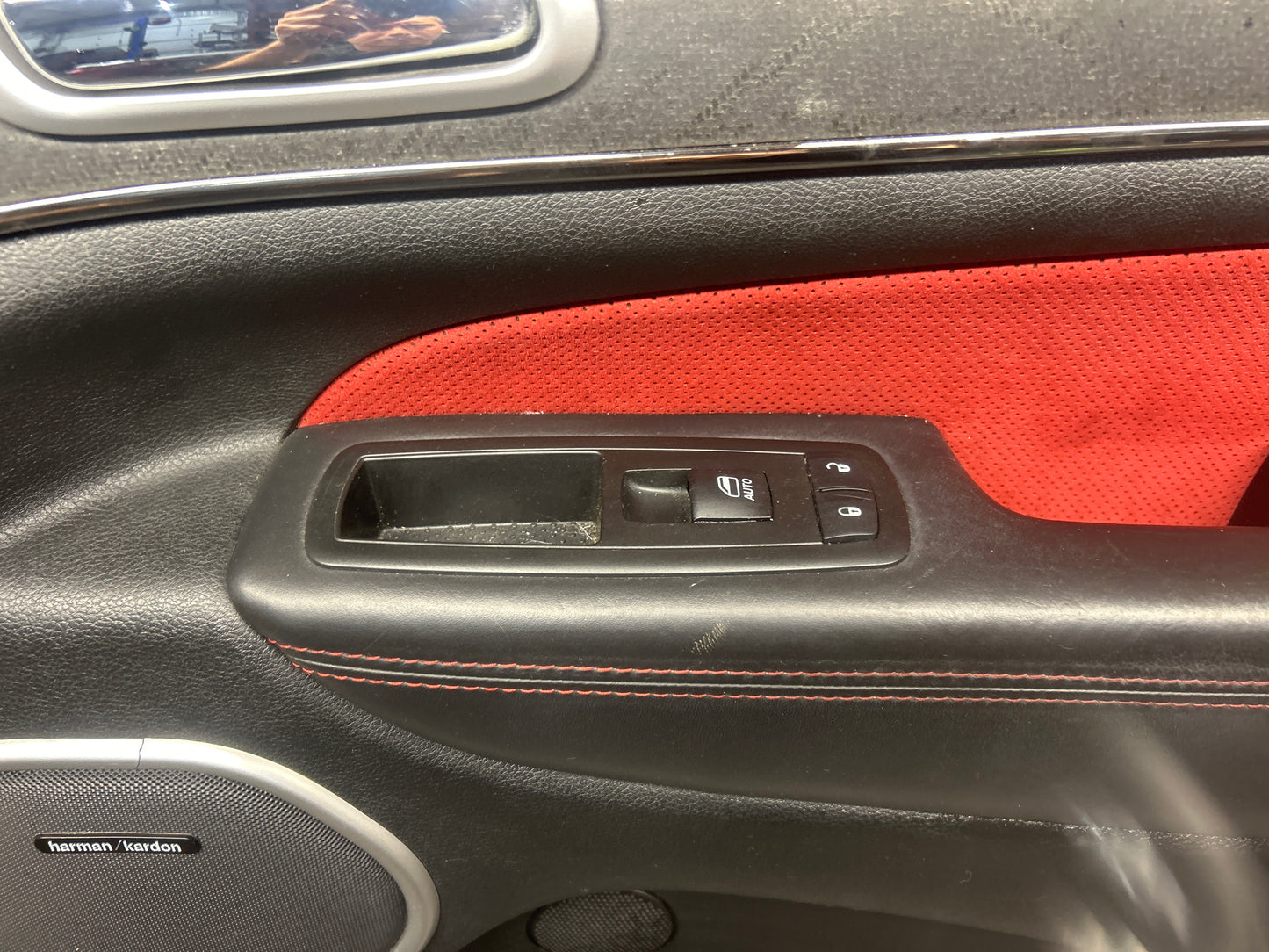 14-21 JEEP GRAND CHEROKEE SRT FRONT RIGHT RADAR RED DOOR COVER PANEL OEM SRT