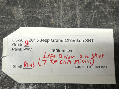 2014-2021 JEEP GRAND CHEROKEE LEFT DRIVER SIDE SKIRT ROCKER MOLDING PANEL OEM