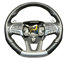 2014-2018 Jeep Grand Cherokee SRT Steering Wheel Flat Bottom Black Leather OEM