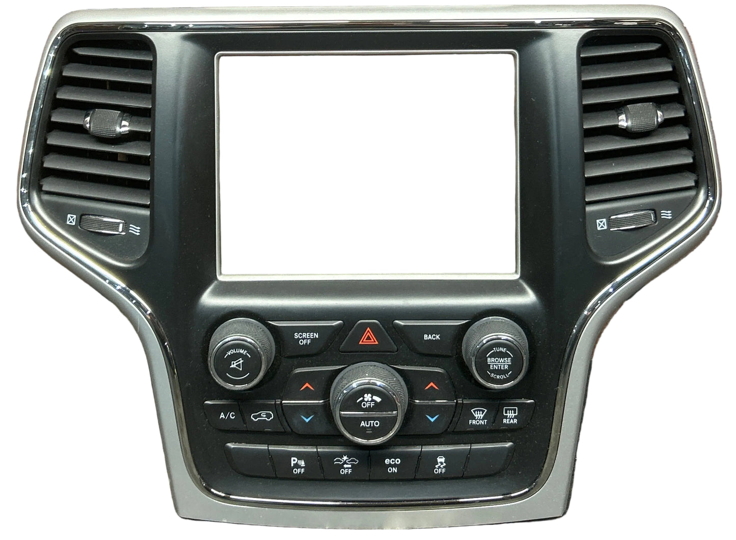 15 Jeep Grand Cherokee SRT OEM Vehicle Feature Controls Center Stack  68249259AA