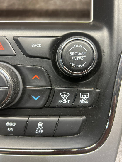 15 Jeep Grand Cherokee SRT OEM Vehicle Feature Controls Center Stack  68249259AA