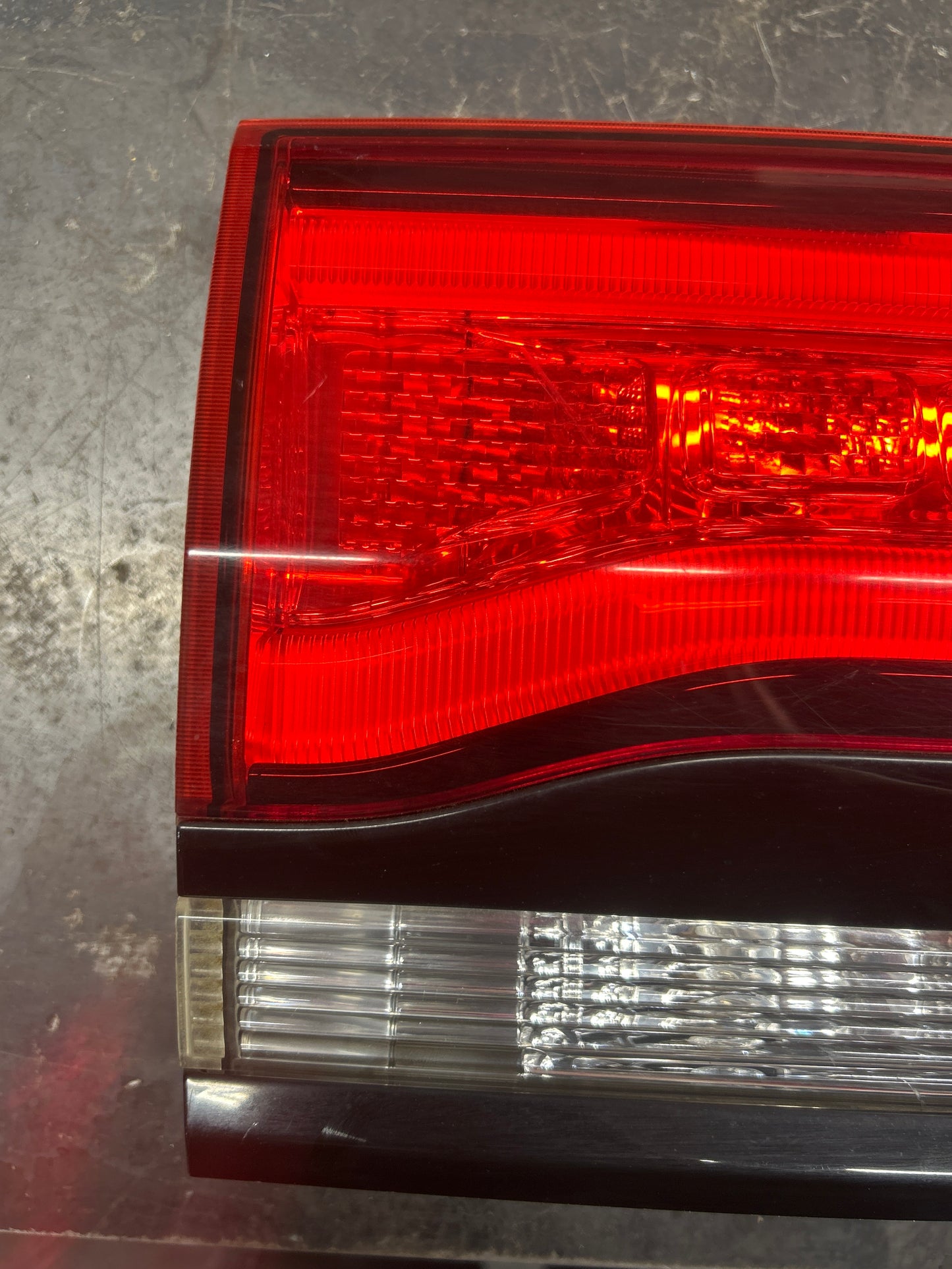 15-21 Jeep Grand Cherokee Black Left Inner Tail Light LED OEM 68142945AE