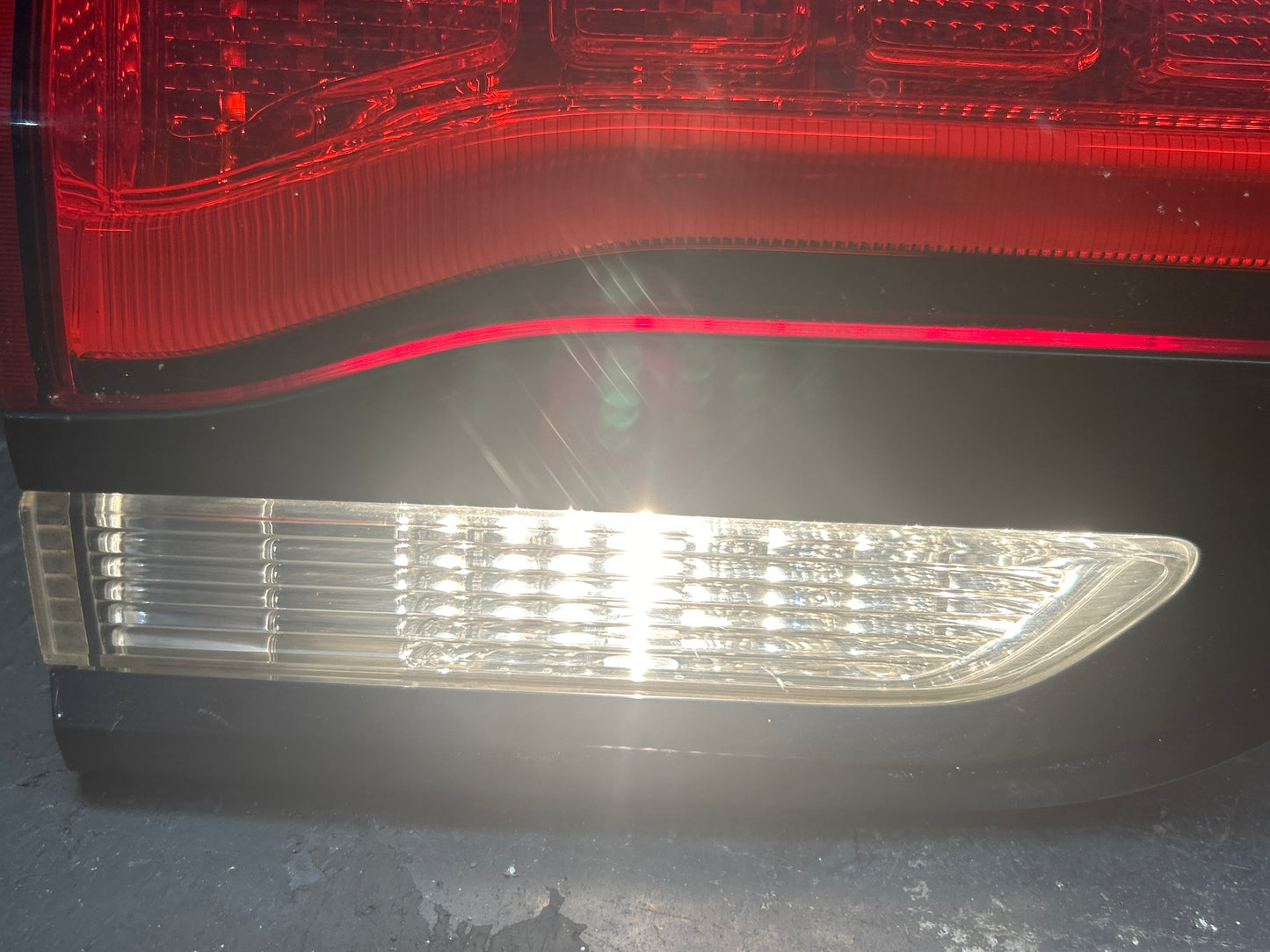 15-21 Jeep Grand Cherokee Black Left Inner Tail Light LED OEM 68142945AE