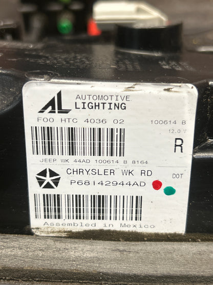 15-21 Jeep Grand Cherokee Black Right Inner Tail Light LED OEM