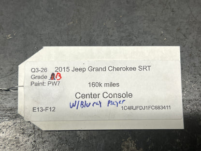 2014-2023 Jeep Grand Cherokee SRT Center Console Arm Rest & Cup Holder Assembly