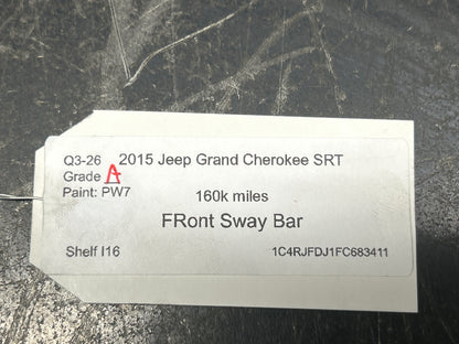 2012-2015 Jeep Grand Cherokee SRT Front Stabilizer Sway Bar Assembly OEM