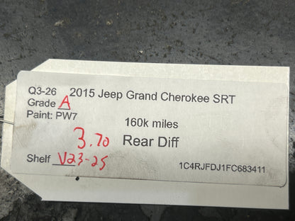 2014-2021 Jeep Grand Cherokee SRT OEM Rear 3.70 Differential Carrier 68184732