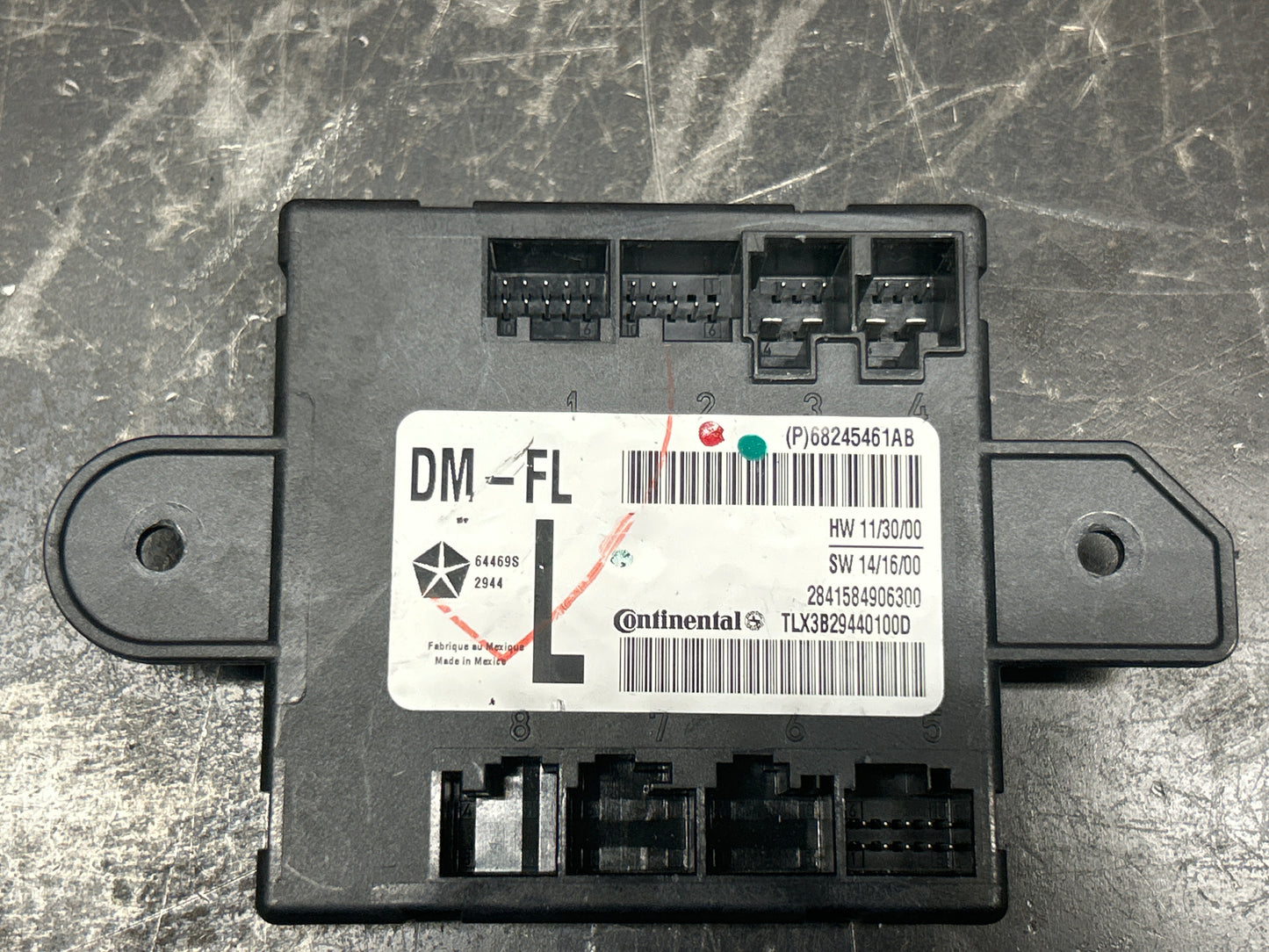 2011-2022 Dodge/Jeep/Chrysler OEM Driver LH Side Door Module 68245460AB